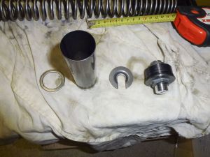 Výměna oleje v předních tlumičích